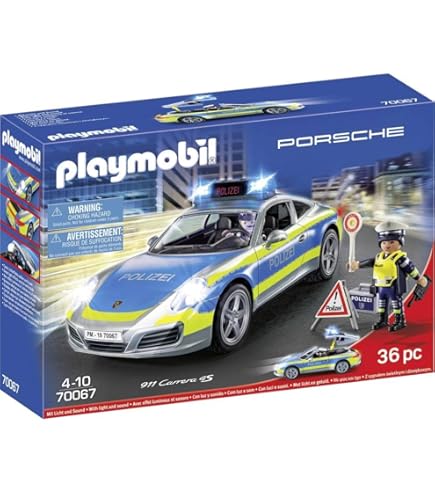 PlayMOBIL 9225 Porsche 911 GT3 Cup with Racing Command Station